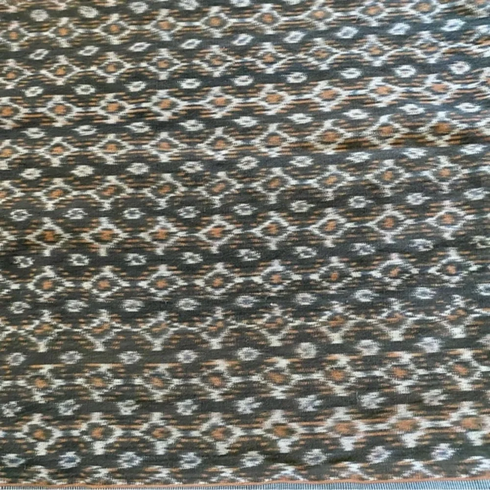 Long Ikat Scarf with Fringe - Picture 5 of 5